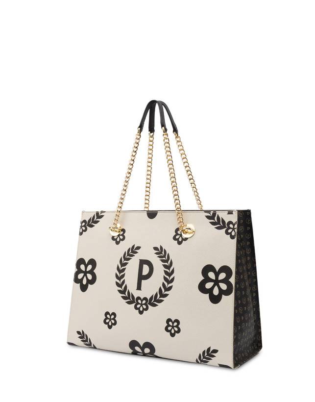 Pollini Shopping Bag Day-si! Heritage Nero/avorio/nero Vendita
