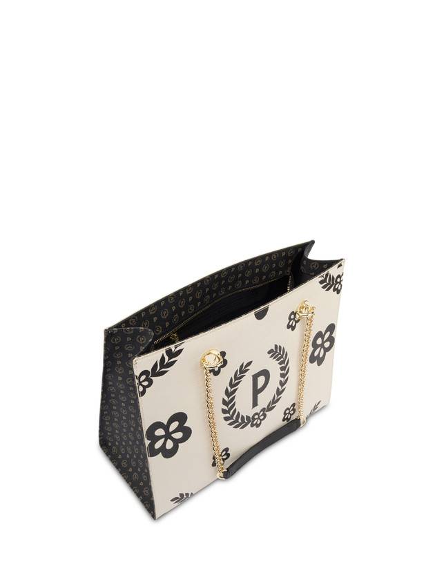 Pollini Shopping Bag Day-si! Heritage Nero/avorio/nero Vendita