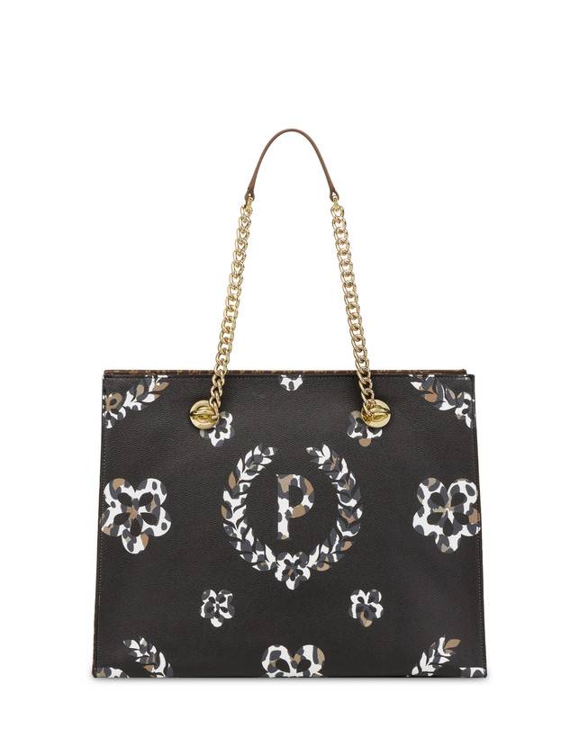 Pollini Shopping Bag Day-si! Heritage Marrone/leopardo/marrone Spedizione Gratuita