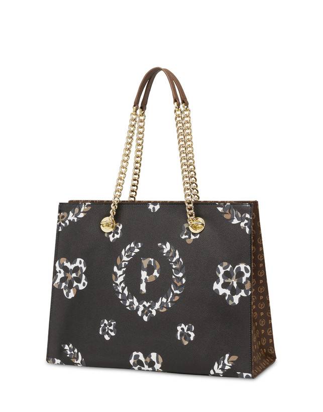 Pollini Shopping Bag Day-si! Heritage Marrone/leopardo/marrone Spedizione Gratuita