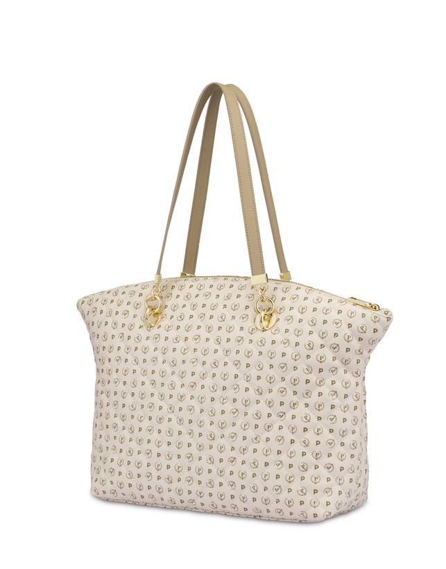 Pollini Tote Bag Heritage Matelassé Avorio/avorio Sconto