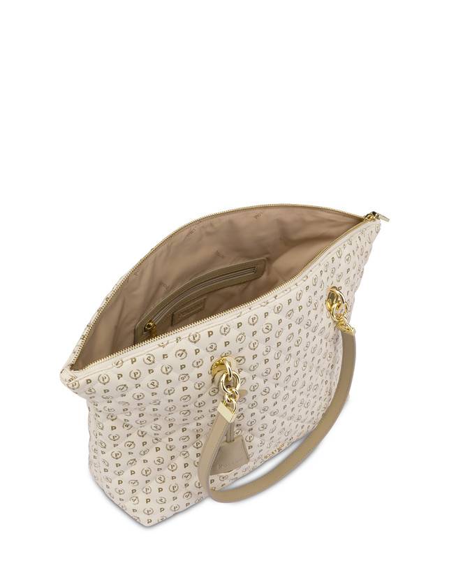 Pollini Tote Bag Heritage Matelassé Avorio/avorio Sconto