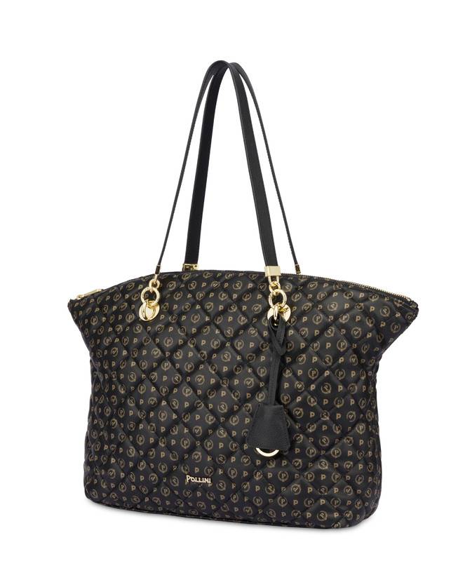 Pollini Tote Bag Heritage Matelassé Nero/nero Offerta