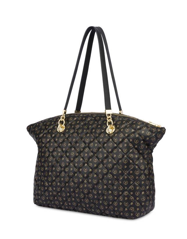 Pollini Tote Bag Heritage Matelassé Nero/nero Offerta
