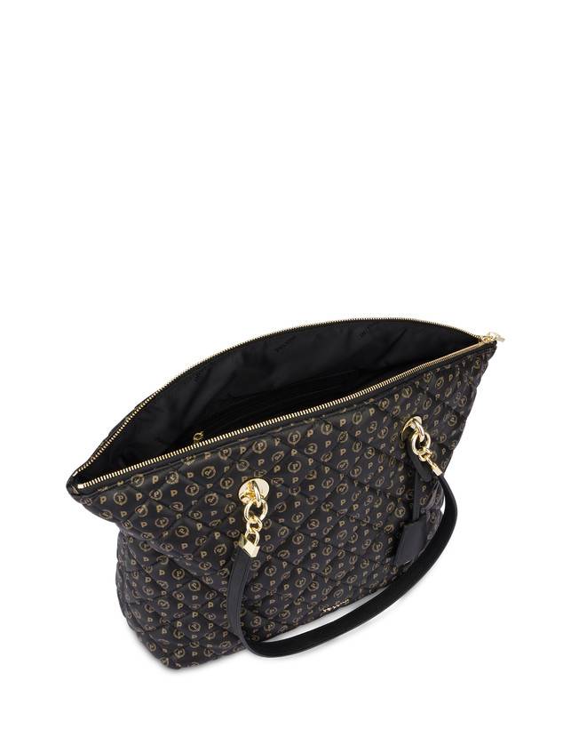 Pollini Tote Bag Heritage Matelassé Nero/nero Offerta