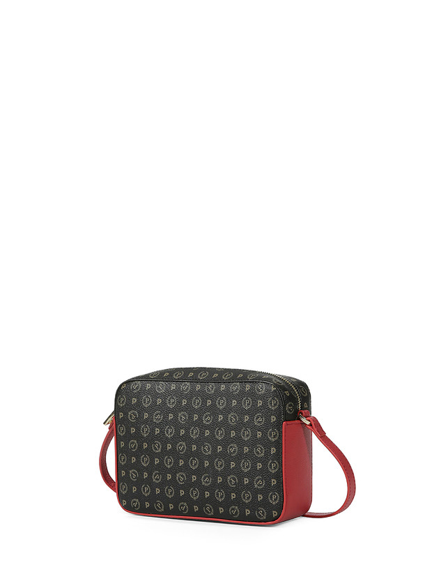 Pollini Borsa A Tracolla Heritage Logo Classic Nero/lacca Outlet