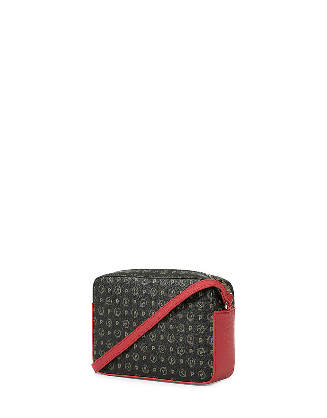 Pollini Borsa A Tracolla Heritage Logo Classic Nero/lacca Outlet
