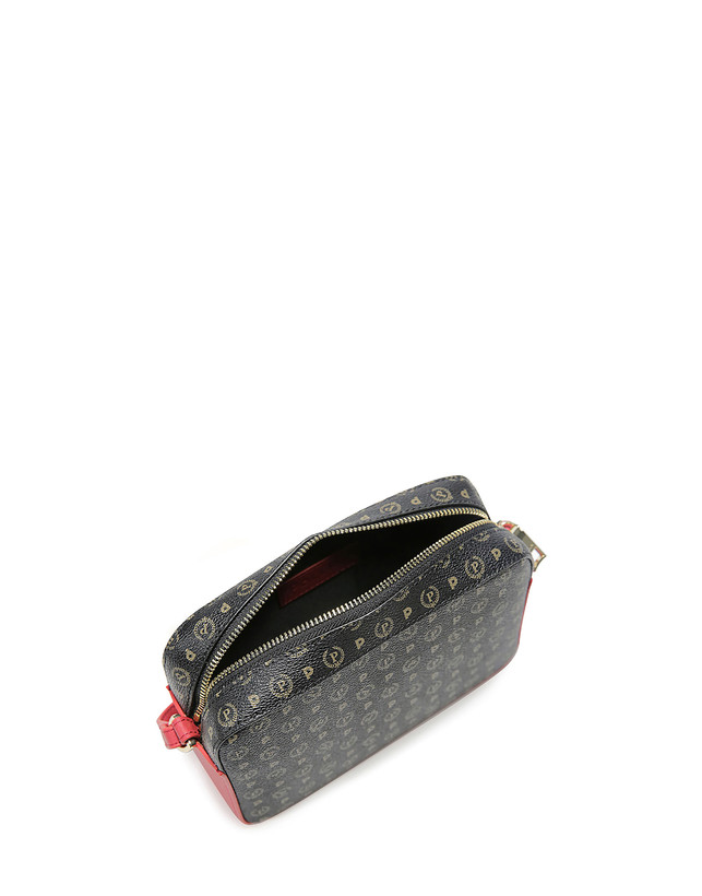 Pollini Borsa A Tracolla Heritage Logo Classic Nero/lacca Outlet