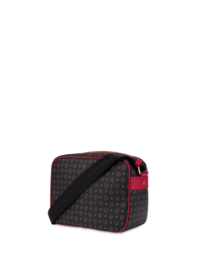 Pollini Borsa A Spalla Heritage Logo Classic Nero/lacca Offerte