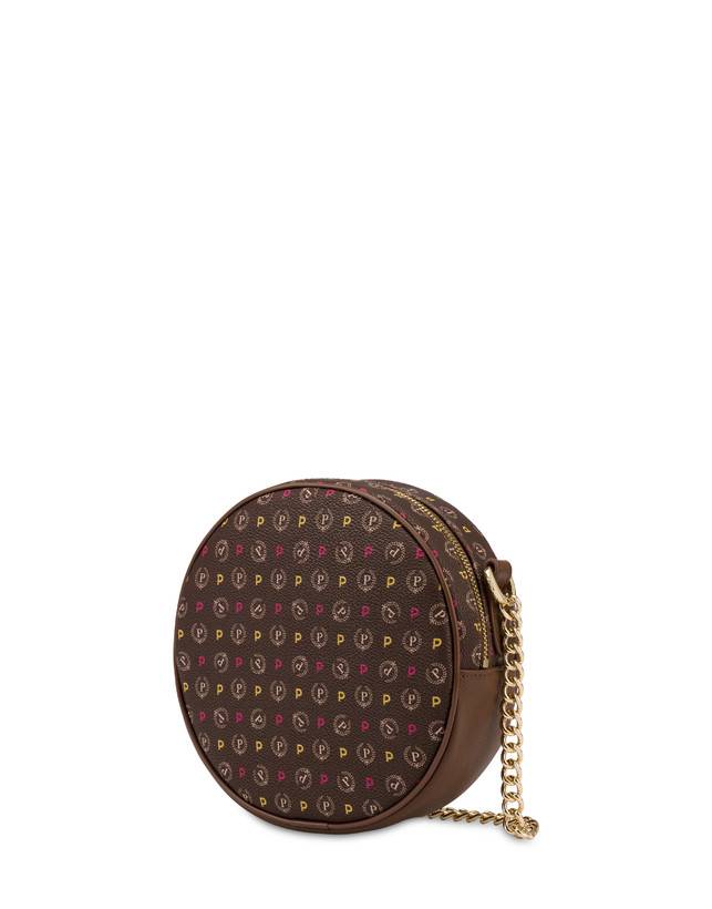 Pollini Round Bag Heritage Logo Classic Multicolor/marrone I Più Venduti
