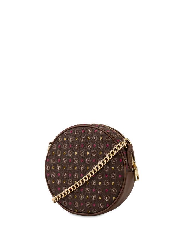 Pollini Round Bag Heritage Logo Classic Multicolor/marrone I Più Venduti
