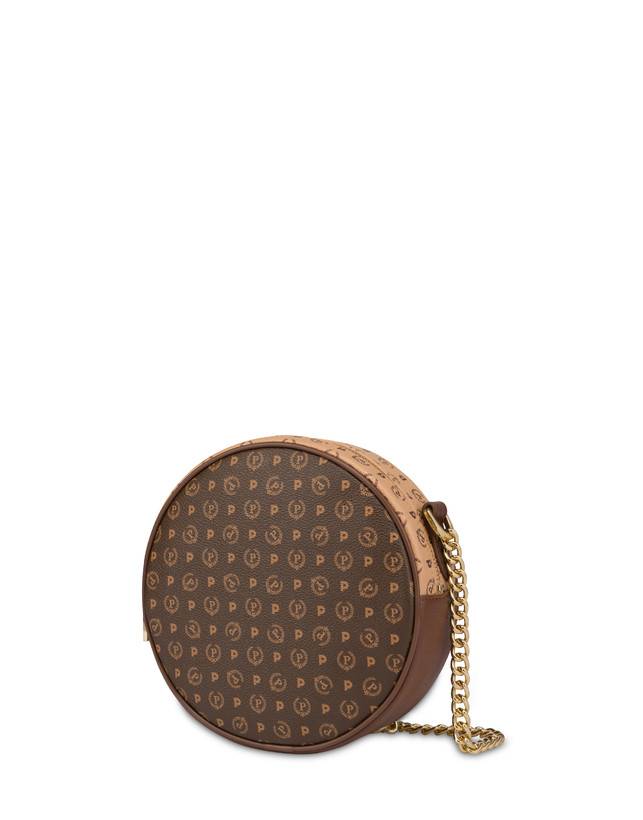Pollini Round Bag Bicolor Heritage Marrone/crema/marrone Vendite Flash