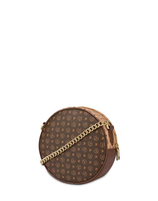 Pollini Round Bag Bicolor Heritage Marrone/crema/marrone Vendite Flash