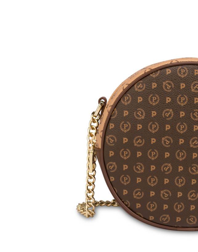 Pollini Round Bag Bicolor Heritage Marrone/crema/marrone Vendite Flash