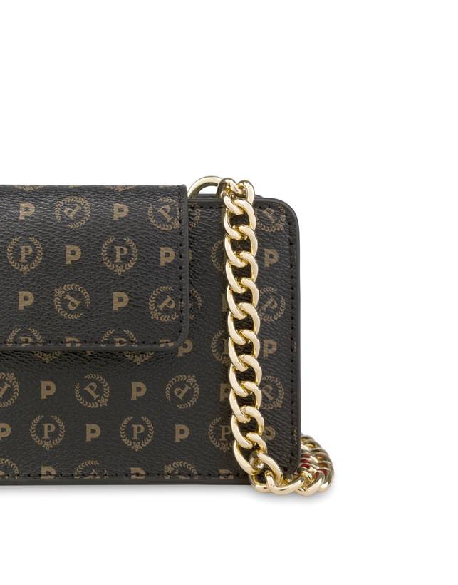 Pollini Clutch Porta Cellulare Heritage Nero/lacca Comprare a buon mercato