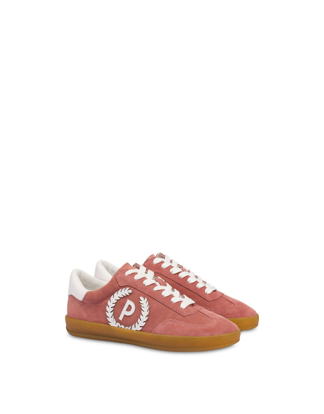 Pollini Sneakers In Crosta Venus Peonia/bianco Offerta temporanea