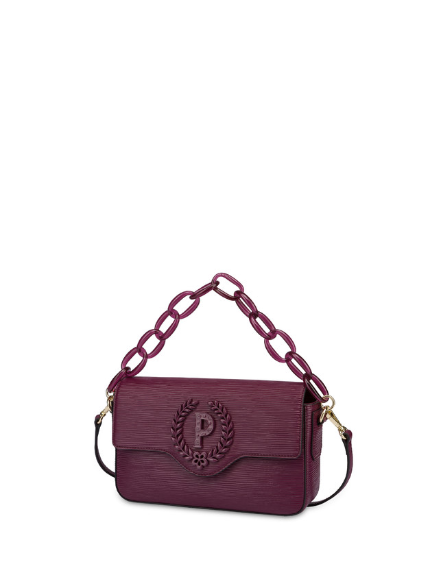 Pollini Candy Bag Con Maxi Catena Burgundy Offerte stagionali