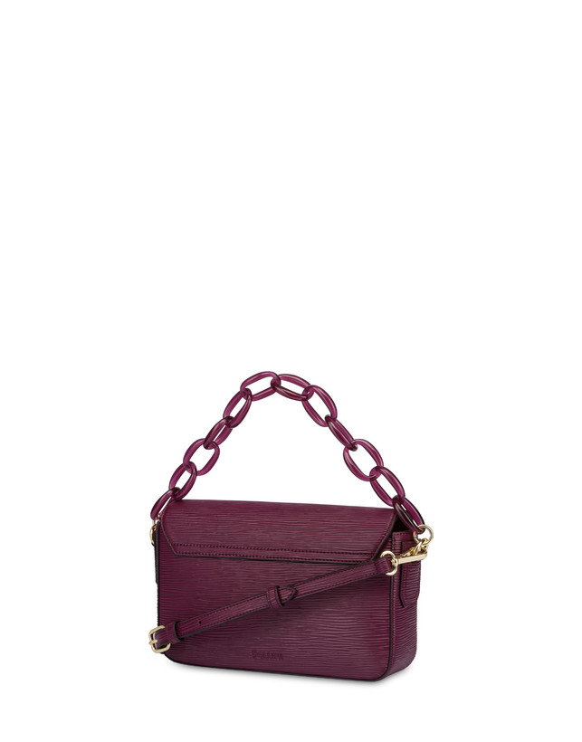 Pollini Candy Bag Con Maxi Catena Burgundy Offerte stagionali