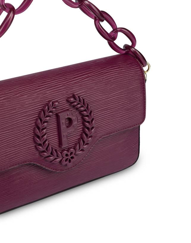 Pollini Candy Bag Con Maxi Catena Burgundy Offerte stagionali
