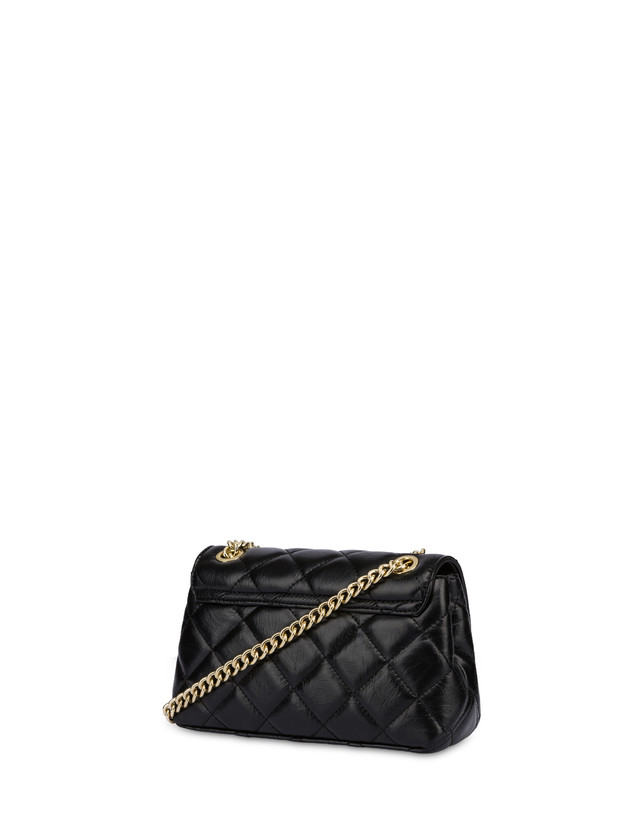 Pollini Borsa A Spalla Matelassé Waltzer Night Nero Sconti VIP