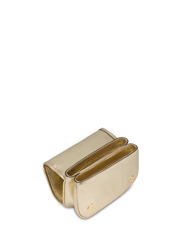 Pollini Mini Borsa Laminata Sara Oro Offerta settimanale