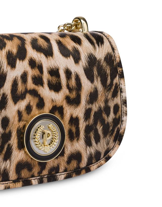 Pollini Mini Borsa Stampa Leopardata Sara Leopardo Ritorno libero