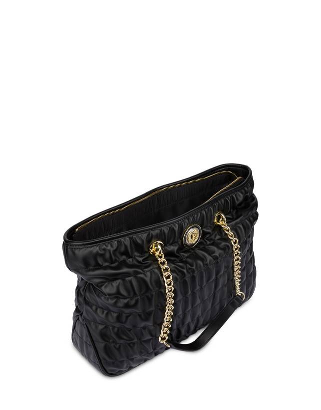 Pollini Borsa Doppio Manico Wrinky Nero/nero Rilascio limitato
