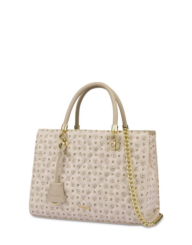 Pollini Shopping Bag Heritage Matelassé Avorio/avorio Duty-free