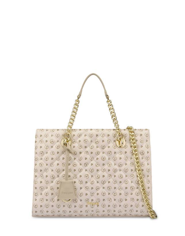Pollini Shopping Bag Heritage Matelassé Avorio/avorio Duty-free