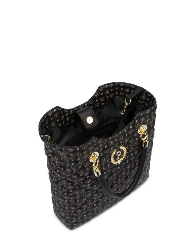 Pollini Borsa Doppio Manico Heritage Matelassé Nero/nero 2025