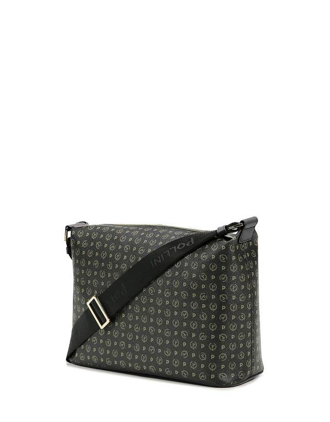 Pollini Borsa Hobo Heritage Logo Classic Nero/nero Italia