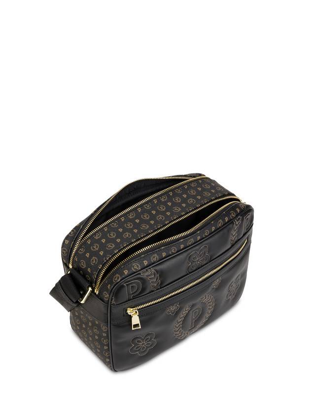 Pollini Borsa A Tracolla Puffy Heritage Nero/nero/nero Qualità Garantita