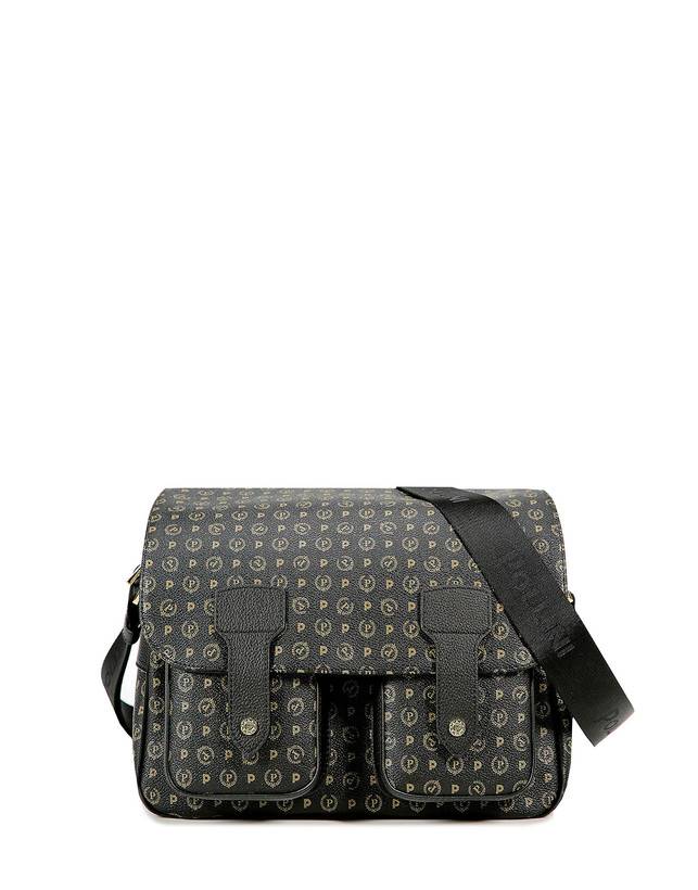 Pollini Borsa A Spalla Multitasche Heritage Logo Classic Nero/nero Acquista Ora