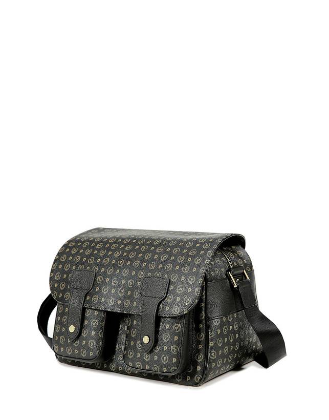 Pollini Borsa A Spalla Multitasche Heritage Logo Classic Nero/nero Acquista Ora