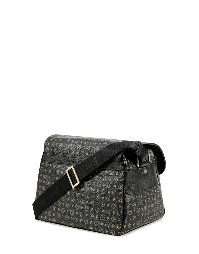 Pollini Borsa A Spalla Multitasche Heritage Logo Classic Nero/nero Acquista Ora