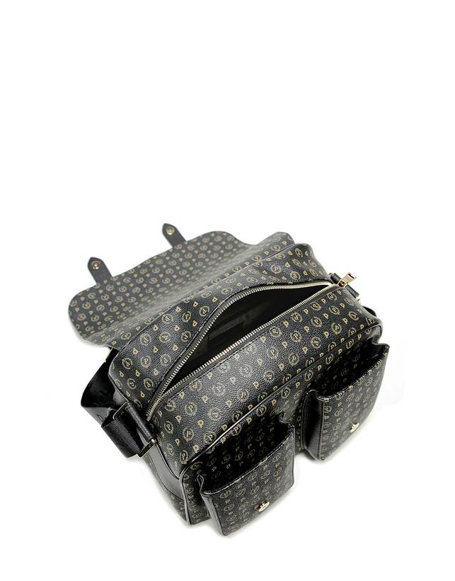 Pollini Borsa A Spalla Multitasche Heritage Logo Classic Nero/nero Acquista Ora