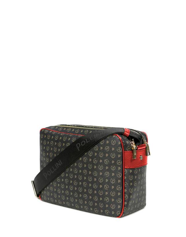 Pollini Borsa A Spalla Heritage Logo Classic Nero/lacca Consegna Veloce