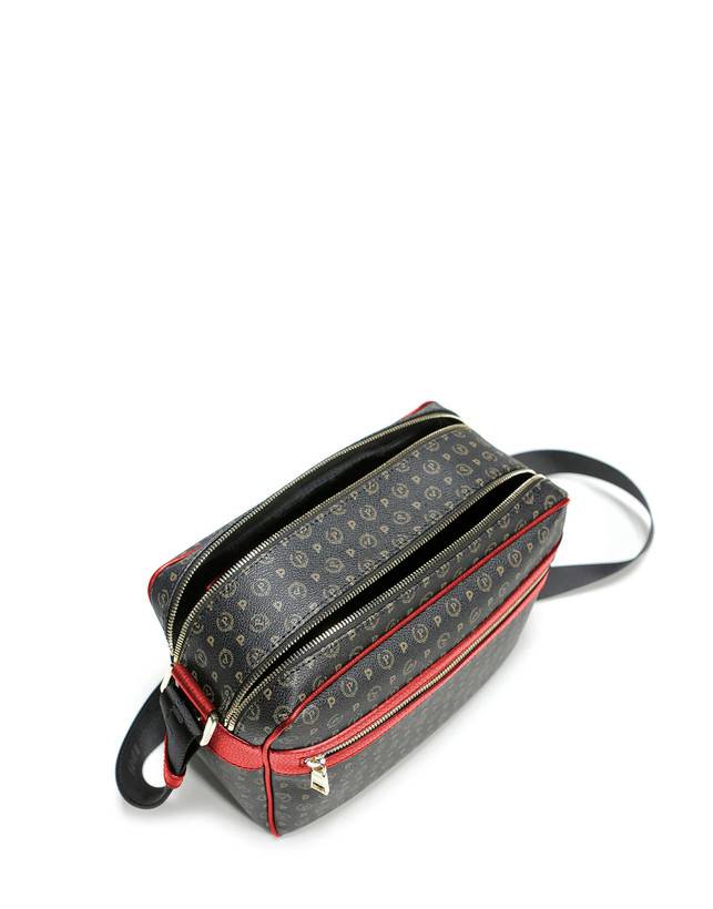 Pollini Borsa A Spalla Heritage Logo Classic Nero/lacca Consegna Veloce