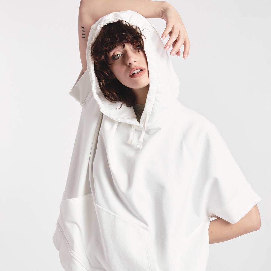 Premiata Poncho con cappuccio PR354230 Presa
