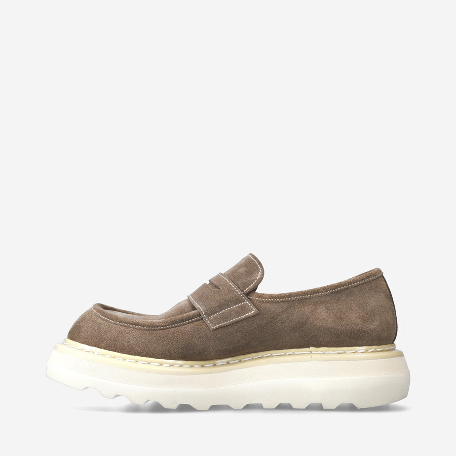 Premiata Mocassini Over Cal 32161A in camoscio Shopping Online