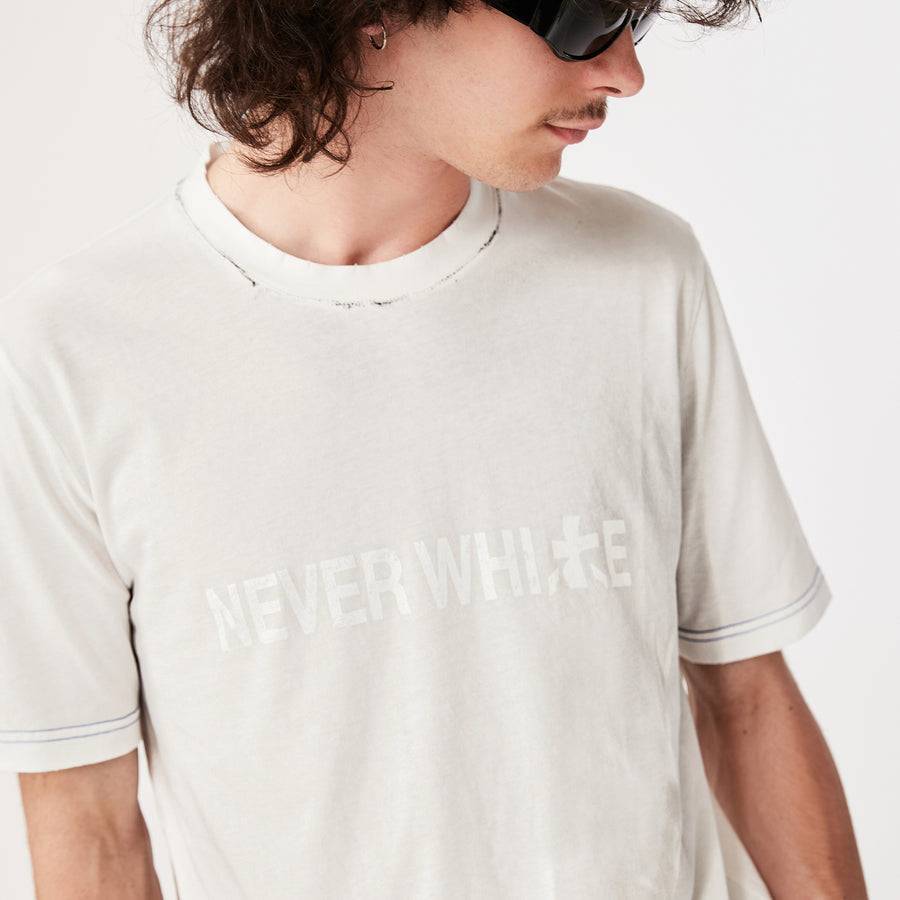 Premiata T-shirt PR364203 Never White in cotone Prezzo Ridotto