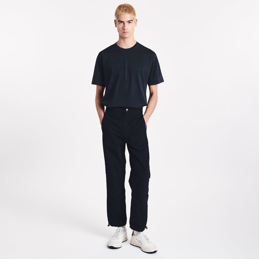 Premiata T-shirt con ricamo PR363100 Offerta speciale