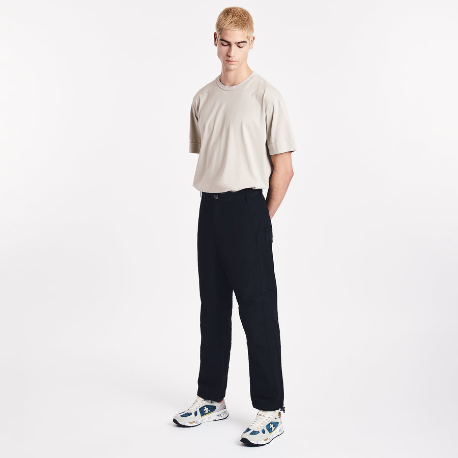 Premiata T-shirt con ricamo PR363705 Grande vendita