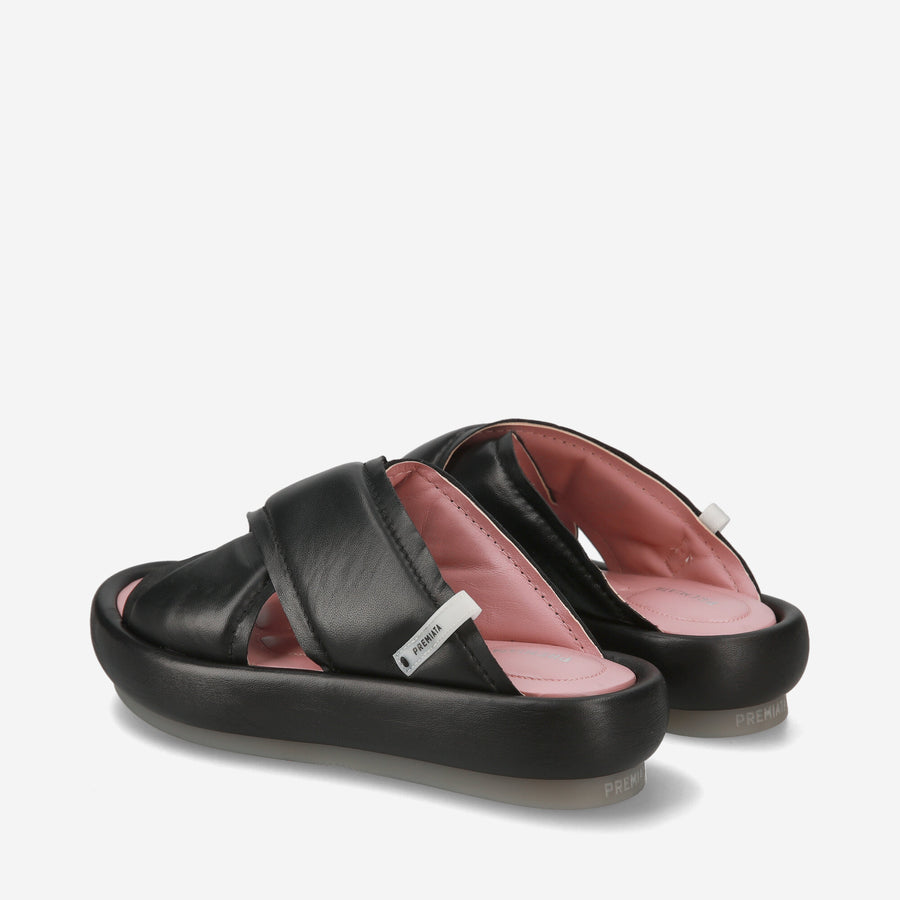 Premiata Sandali soft M6726A con zeppa in nappa imbottita Spedizione Gratuita