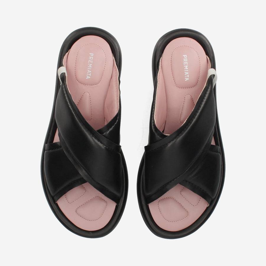 Premiata Sandali soft M6726A con zeppa in nappa imbottita Spedizione Gratuita