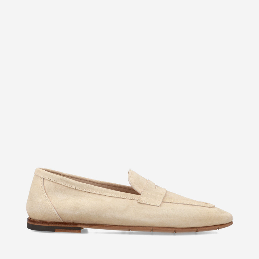 Premiata Mocassini M6781B in suede cappuccino