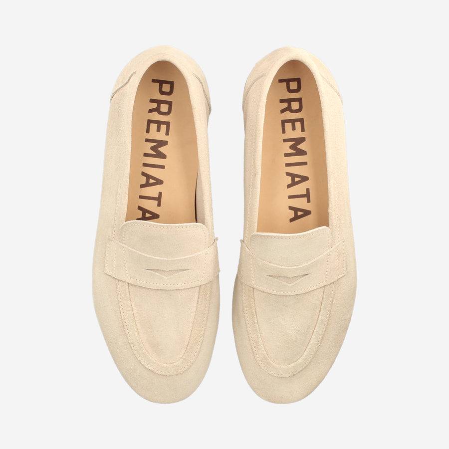Premiata Mocassini M6781B in suede cappuccino Online