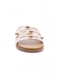 ﻿I NUOVO Sandalo basso donna I NUOVO 398007 CREMA Hotsell