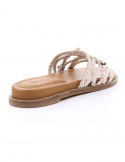 ﻿I NUOVO Sandalo basso donna I NUOVO 398007 CREMA Hotsell