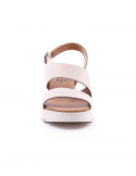BUENO Sandalo con zeppa donna BUENO Y8602 CREMA Saldi